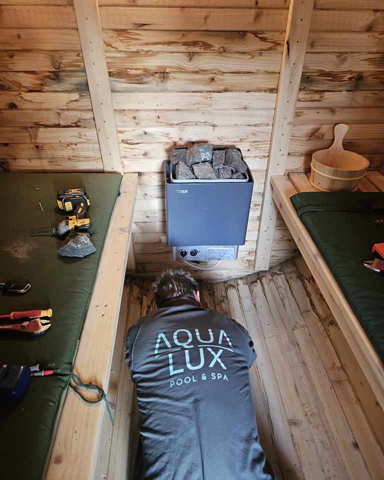 Sauna interior